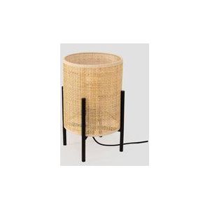 Sklum - Tischlampe aus Rattan Tubber Natürlich