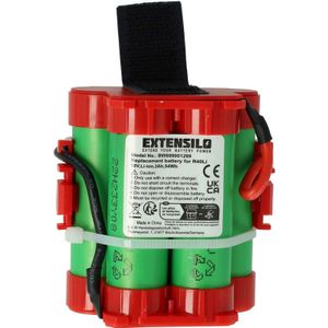Extensilo - Akku kompatibel mit McCulloch rob R800 2019 Rasenroboter Rasenmäher (3000mAh, 18V, Li-Ion)