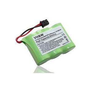 Vhbw - Akku kompatibel mit Panasonic KX-T3848, KX-T3850, KX-T3855, KX-T3860, KX-T3870 schnurlos Telefon Festnetz (600mAh, 3,6V, NiMH)