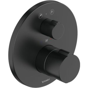 Duravit - C.1 Wannenthermostat Unterputz, runde Rosette, mit Ab-