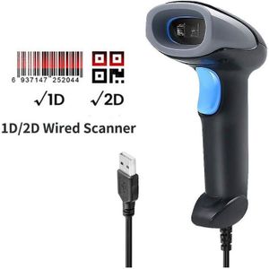 Laser-Barcode-Scanner, Barcode-Scanner, universell – kabelgebunden 2D