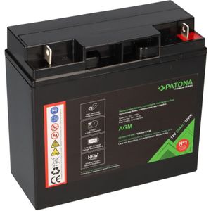 Premium agm Blei Akku 12V 20Ah 20HR 1800 Zyklen - Patona