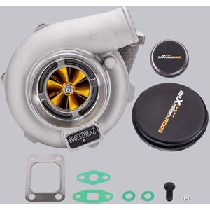 Maxpeedingrods - GT30 GT3037 GT3076 T3 Flange Billet Turbocharger a/r 0.6 0.82 journal bearing