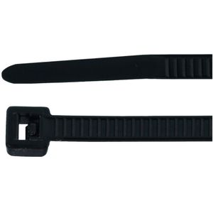 Hellermanntyton - Kabelbinder-Set T-Tie, schwarz, 100-teilig, Breite: 3,5 mm 100 Stk
