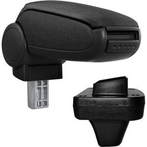 Pro.tec - Mittelarmlehne Opel Astra k mit Staufach Textil Schwarz