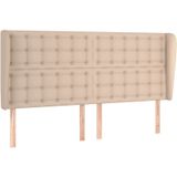 Kopfteil mit Ohren Cappuccino-Braun 183x23x118/128cm Kunstleder Vidaxl