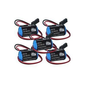 5x Akku kompatibel mit Siemens Siject CI16i, ci, CI16iP Steuereinheit (900 mAh, 3 v, Li-Ion) - Vhbw