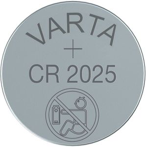 Knopfzelle Lithium, CR2025, 3 v, 170 mAh - Varta