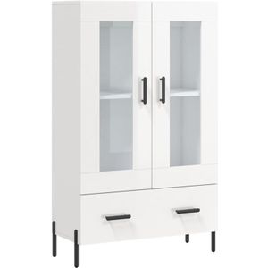 Vidaxl - Highboard Hochglanz-Weiß 69,5x31x115 cm Holzwerkstoff