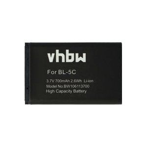 Akku Ersatz für Philips NK500DH für Babyphone Babytalker (700mAh, 3,7V, Li-Ion) - Vhbw
