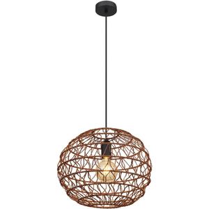 Globo - hängeleuchte - Senni - braun - metall - Ø 39cm - E27 -