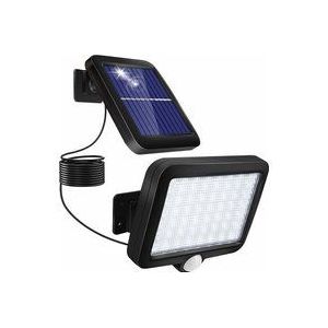 Solar-Außenlampe mit Bewegungsmelder, Solar-Außenbeleuchtung, wasserdicht, IP67-Beleuchtungswinkel, 120° Solar-Gartenleuchte mit 5 m Kabel für