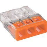 FP - Wagoklemme 3x0,5-2,5qmm orange