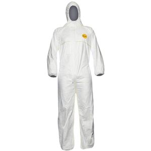 Dupont - Schutzoverall Typ 5/6 Tyvek 200 EasySafe, weiß, Unisex-Größe: m