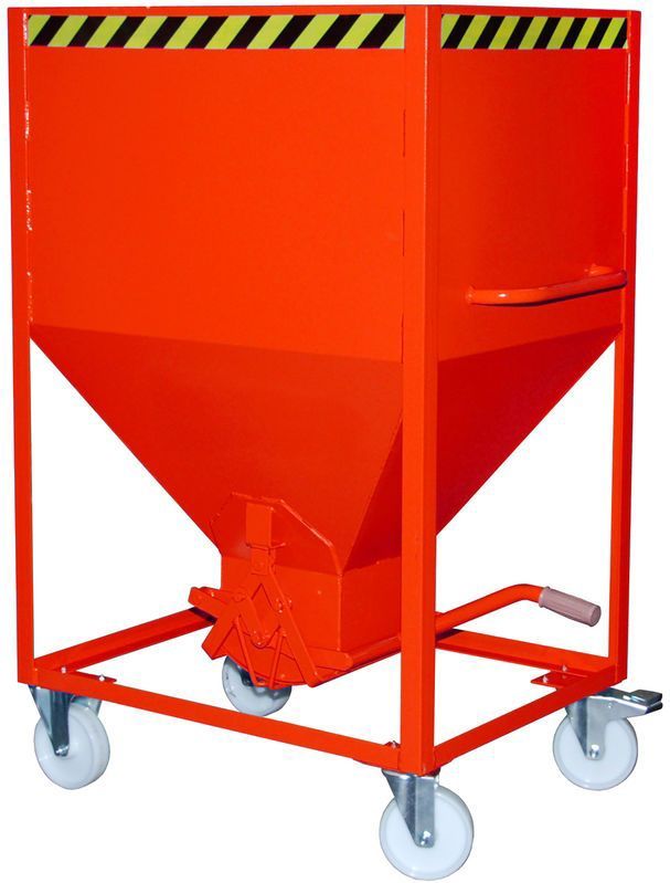Bauer - Silobehälter sr 600, lackiert, Feuerrot