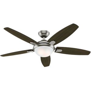 Hunter Fans - Deckenventilator Contempo Nickel mit Licht & Fernbedienung