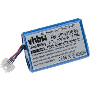 Vhbw - Akku Ersatz für Garmin 361-00077-10, 616-00077-00, 616-00077-10 für gps Navigation Navi (2000mAh, 3,7V, Li-Ion)