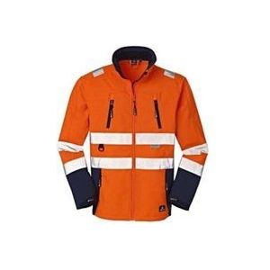 BIG Arbeitsschutz BIG Warnsoftshelljacke Pittsburgh Gr. L gelb-navy