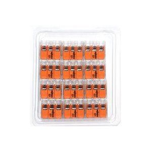 Genisys - Wago 221-6 Klemmen 12x 221-613 - Kabel Draht Verbinder in der wiederverschließbaren Box - Original wago