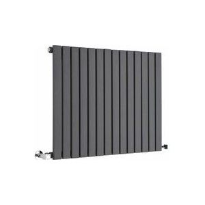 Design Heizkörper Horizontal Einlagig Anthrazit 635mm x 834mm 842W - Sloane