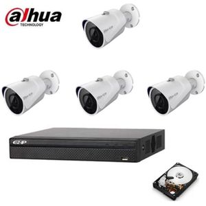 Dahua - poe videoüberwachung kit ip 4 kameras 2 mpx hd 1TB