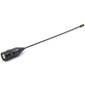 vhbw Universal Antenne für diverse Funkgeräte z.B. kompatibel mit Yaesu uvm. - 23 cm, BNC Stecker, Schwarz