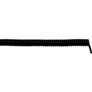 73220270 Spiralkabel unitronic® spiral 100 mm / 400 mm 12 x 0.25 mm² Schwarz 1 St. - Lapp