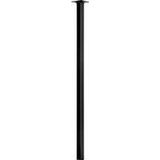Hettich - Tischbein 70 x 2,5 x 2,5 cm Stahl schwarz - 1 Stück Tischbeine