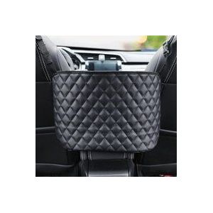 Csparkv - Autositz-Aufbewahrungstasche, Auto-Handtaschenhalter, großes Fassungsvermögen, Leder-Sitzrücken-Organizer-Tasche