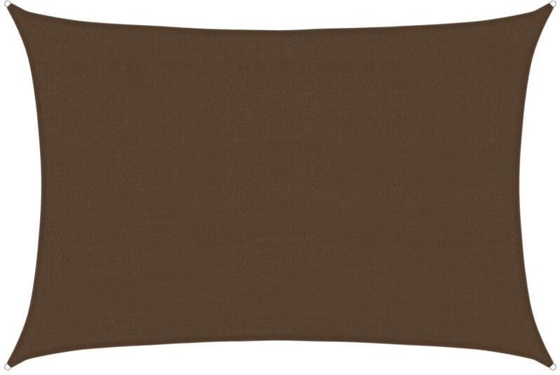 Vidaxl - Sonnensegel 160 g/m² Braun 4x5 m hdpe