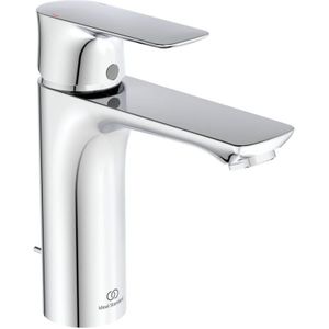 Ideal Standard - Waschtisch-Armatur Connect Air, Grande, 5l/min., mit Ablaufgarnitur Ausld.125mm, Chrom