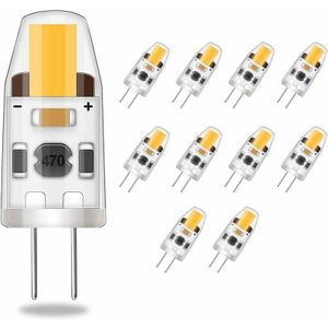 SNQ - led G4 Dimmbare Glühbirnen, 2W Äquivalent 20W Halogenlampe, 200LM Warmweiß Energiesparlampe, Kein Flimmern, ac/dc 12-24V, G4 Bi-Pin, 360°