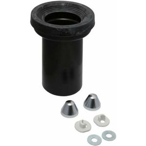 Pe Manschette für wwc d 90, mit 2 chromfarbigen Deckkappen - Geberit