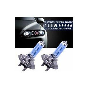 12V H7 100W Xenon Weiß 6000k Halogen Auto Scheinwerfer Globen Birnen 1 Paar Aiperq
