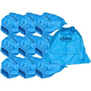 10x Textilfilter kompatibel mit Hoover s 4434, s 4348, S4320, s 4320 Staubsauger, Nass-/Trockensauger - Stoffbeutel, Abwaschbar Blau - Vhbw