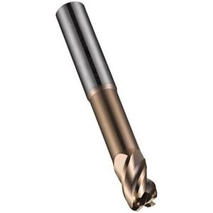 Schaftfräser S524 Typ n Nenn-Ø 10 mm Schneidenlänge 14 mm hm TiSiN 40 din 6535-HA Schneidenanzahl 4 extra kurz