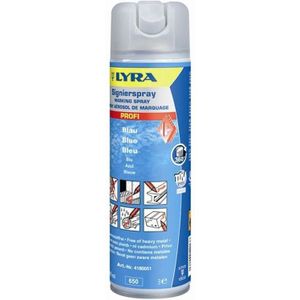 Spraydose Signierspray blau 500 ml