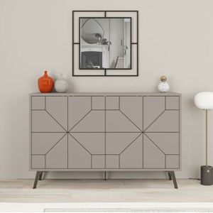 Sideboard Dune 2 Türen Taubenfarbe 123 cm