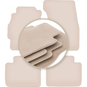 Beige PREMIUM-Matten für: Honda Civic VI Fließheck 3-Türer 1995-2001