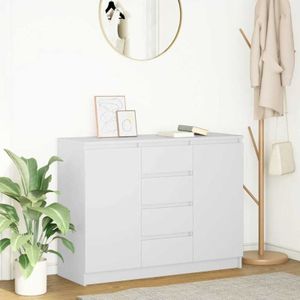 Torana - Sideboard mit Schubladen Weiß 100,5x35x76 cm Holzwerkstoff