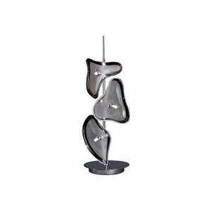 Inspired Mantra Otto Tischlampe 3-flammig G4, poliertes Chrom/Milchglas, nicht LED/CFL-kompatibel