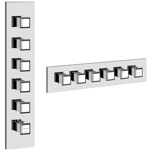 Gessi - Eleganza, Fertigmontageset, für Hochleistungs-Thermostat