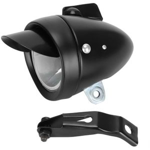 KZQ - Fahrrad-Frontlicht, Retro-Fahrrad-LED-Licht, Nachtfahrsicherheits-Frontscheinwerfer, Vintage-Fahrradscheinwerfer,