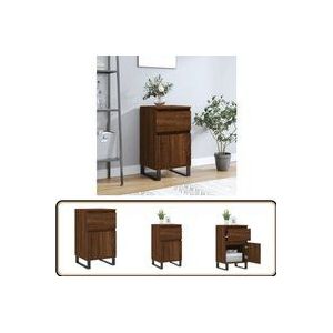 Vidaxl - Sideboard Braun Eichen-Optik 40x35x70 cm Holzwerkstoff - Schreibtisch - Wohnzimmermöbel - Sideboard - Eiche Optik - Holzmöbel