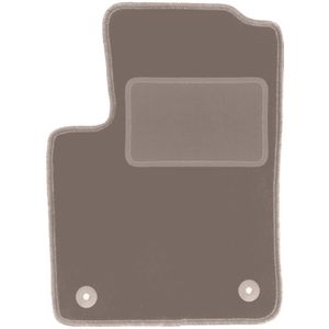 Beige Fahrermatte für: Fiat 500 FL Fließheck (2013-2019)