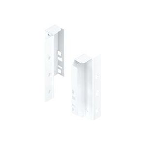 Blum - Tandembox Antaro Rückwandhalter links/rechts Höhe BStahl weiß 2-teilig