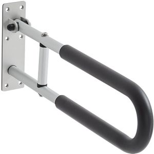 Mophorn - Klappbarer WC-Aufstehgriff (605 mm), U-förmig, rutschfest, bis 136 kg belastbar. Ideal für Senioren, Schwangere & Menschen mit Handicap.