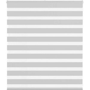 Torana - Zebrarollo Hellgrau 130x100 cm Stoffbreite 125,9 cm Polyester