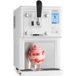 Klarstein - Sweet Sundae - Eiscrememaschine, 1,5 Liter, mitselbstkühlendem Kompressor, 200 Watt, Ausgabesystem, 3 StundenAuto-Kühlhaltefunktion,