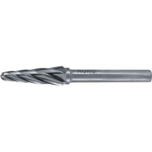 Hartmetall-Frässtift kel ø 10 mm Kopflänge 20 mm Schaft-Ø 6 mm Verzahnung Alu - 116235A - Ruko